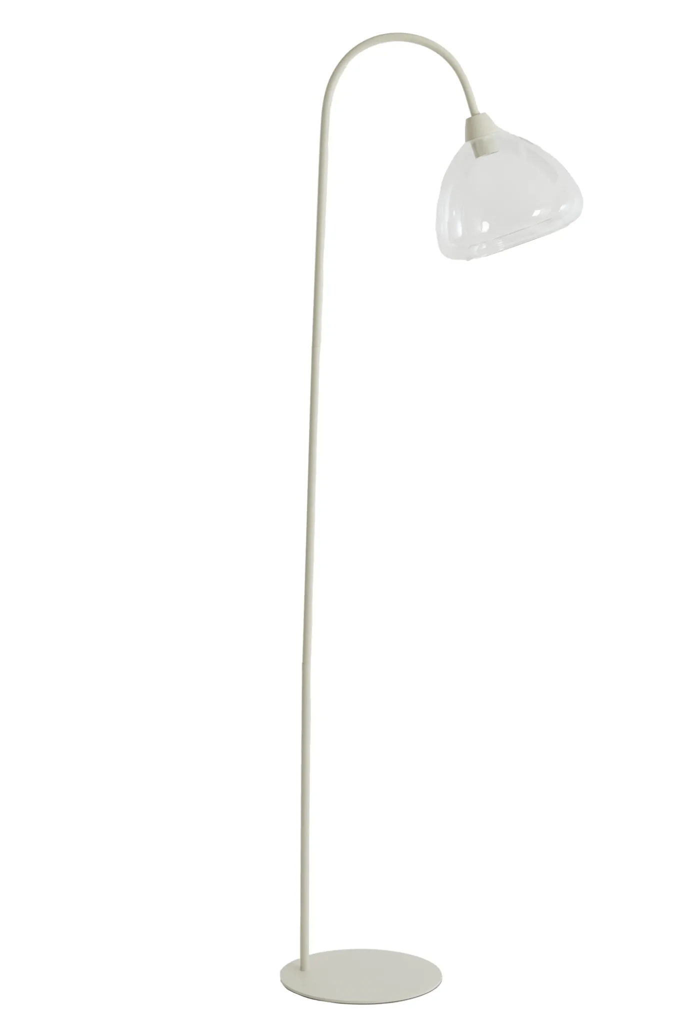 Light & Living Vloerlamp Bisho Crème