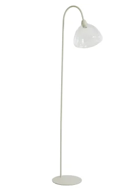 Light & Living Vloerlamp Bisho Crème