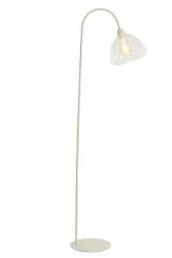 Light & Living Vloerlamp Bisho Crème
