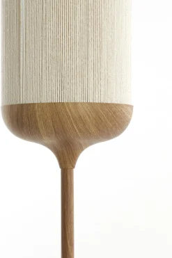 Light & Living Vloerlamp Dania Naturel/Crème