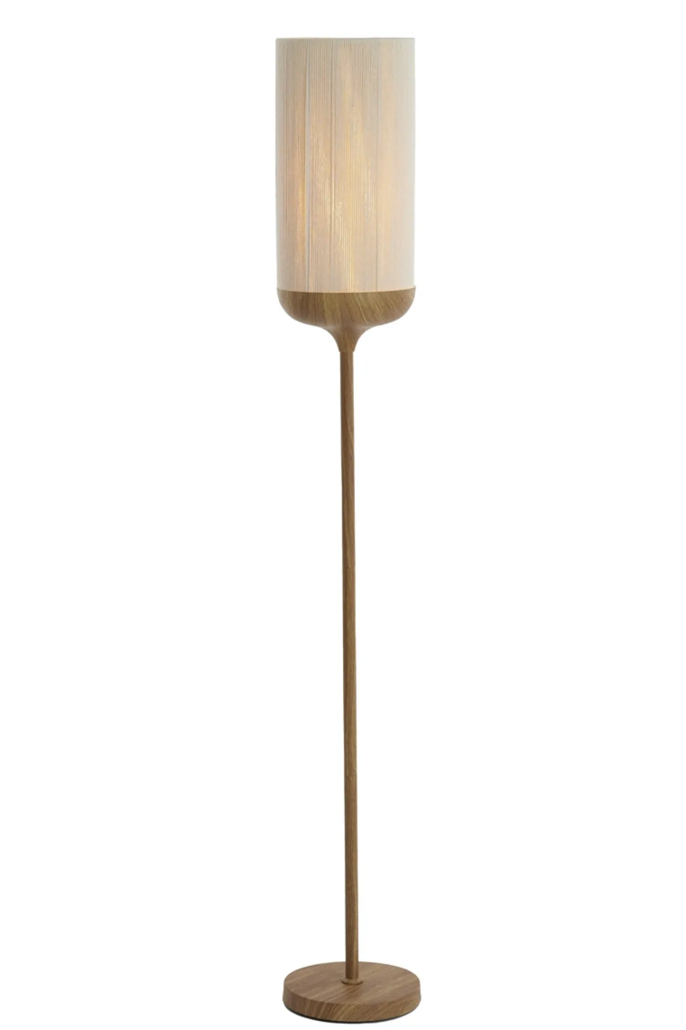Light & Living Vloerlamp Dania Naturel/Crème
