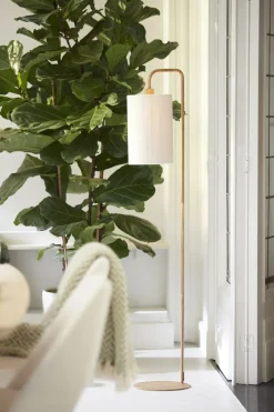 Light & Living Vloerlamp Donio Naturel/Crème