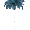 Light & Living Vloerlamp Feather Blauw