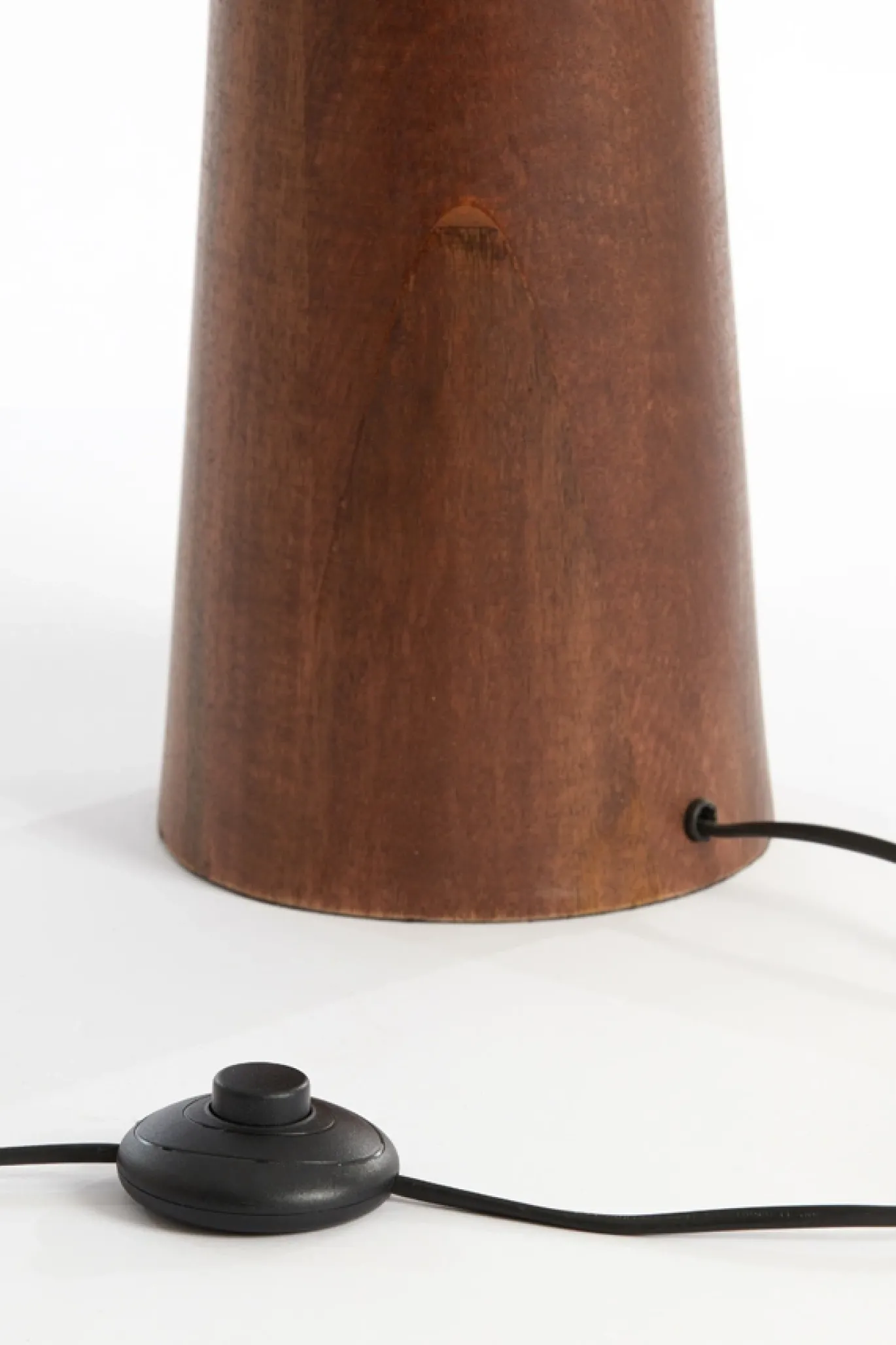 Light & Living Vloerlamp Festina Mangohout Roodbruin 125cm