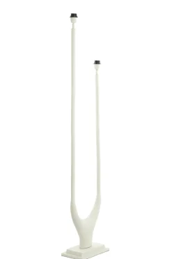 Light & Living Vloerlamp Gavi 2-Lichts Crème