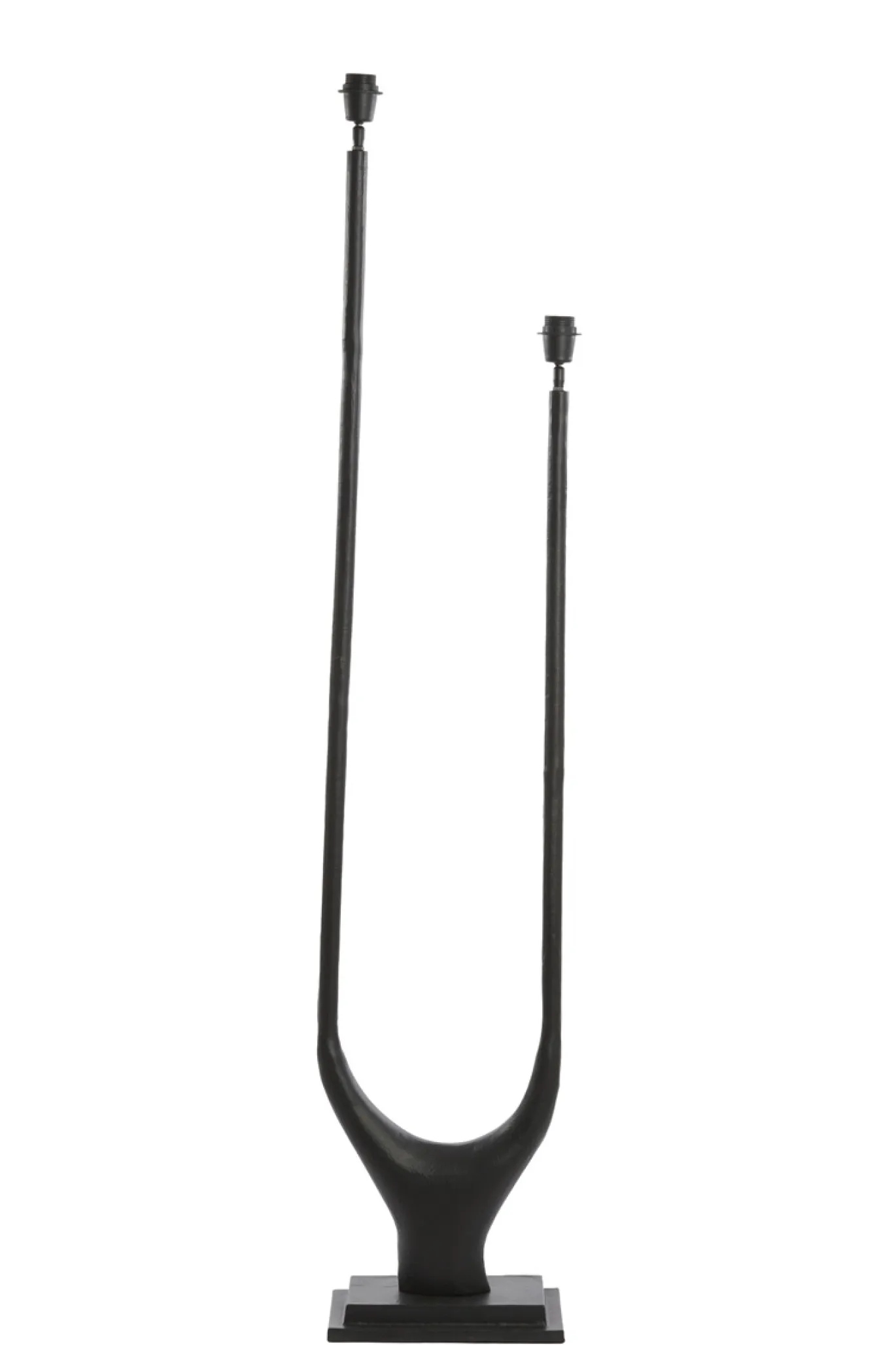 Light & Living Vloerlamp Gavi 2-Lichts Mat Zwart