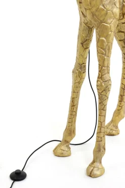 Light & Living Vloerlamp Giraffe Antiek Brons 184cm