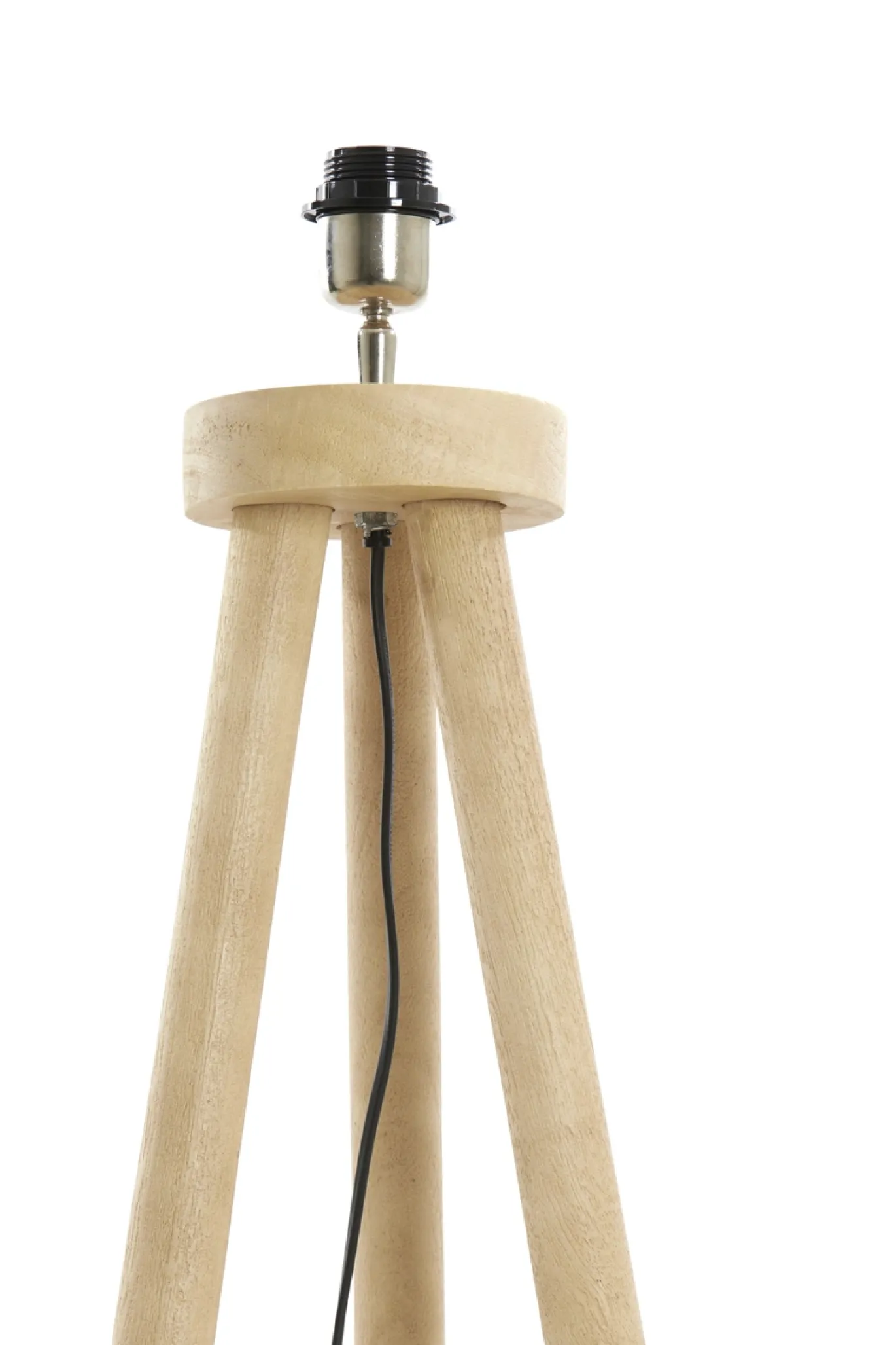 Light & Living Vloerlamp Ilias Driepoot Mangohout Mat Naturel 122cm