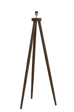 Light & Living Vloerlamp Ilias Driepoot Donkerbruin