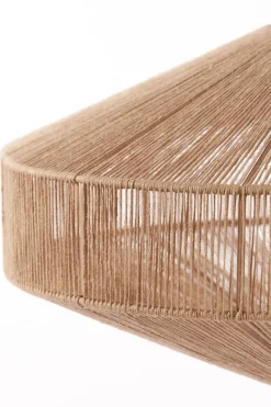 Light & Living Vloerlamp Lyra Naturel+Mat Zwart Ø43x164cm