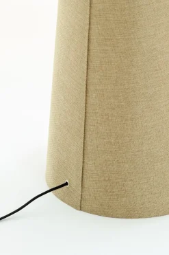 Light & Living Vloerlamp Micky Linnen Olijfgroen 180cm