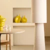 Light & Living Vloerlamp Mikkel Bouclé Crème 165cm