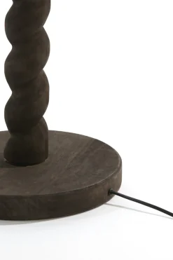 Light & Living Vloerlamp Nanno Donkerbruin