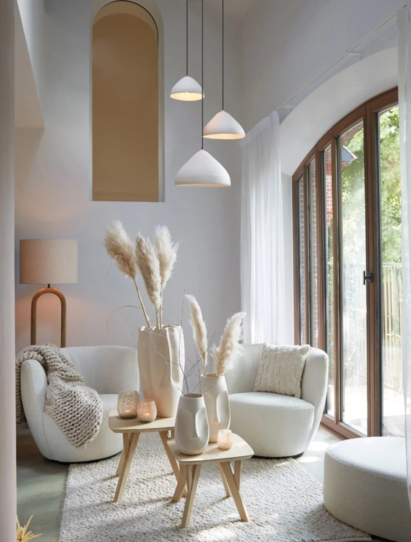 Light & Living Vloerlamp Paceco Mangohout
