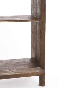 Light & Living Wandkast Sondrio Open Mangohout Mat Donkerbruin 95x190cm