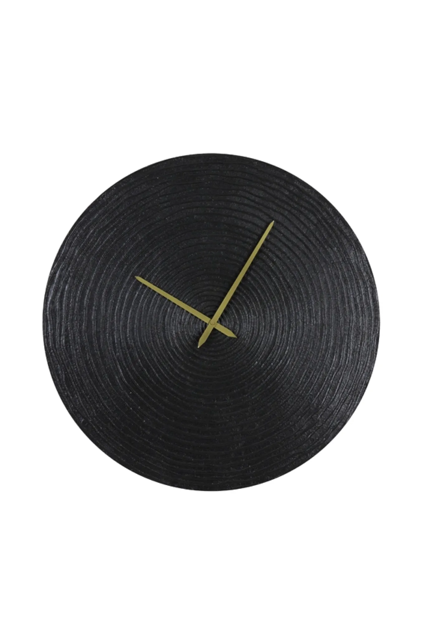 Light & Living Wandklok Cervino Antiek Zwart Ø58cm