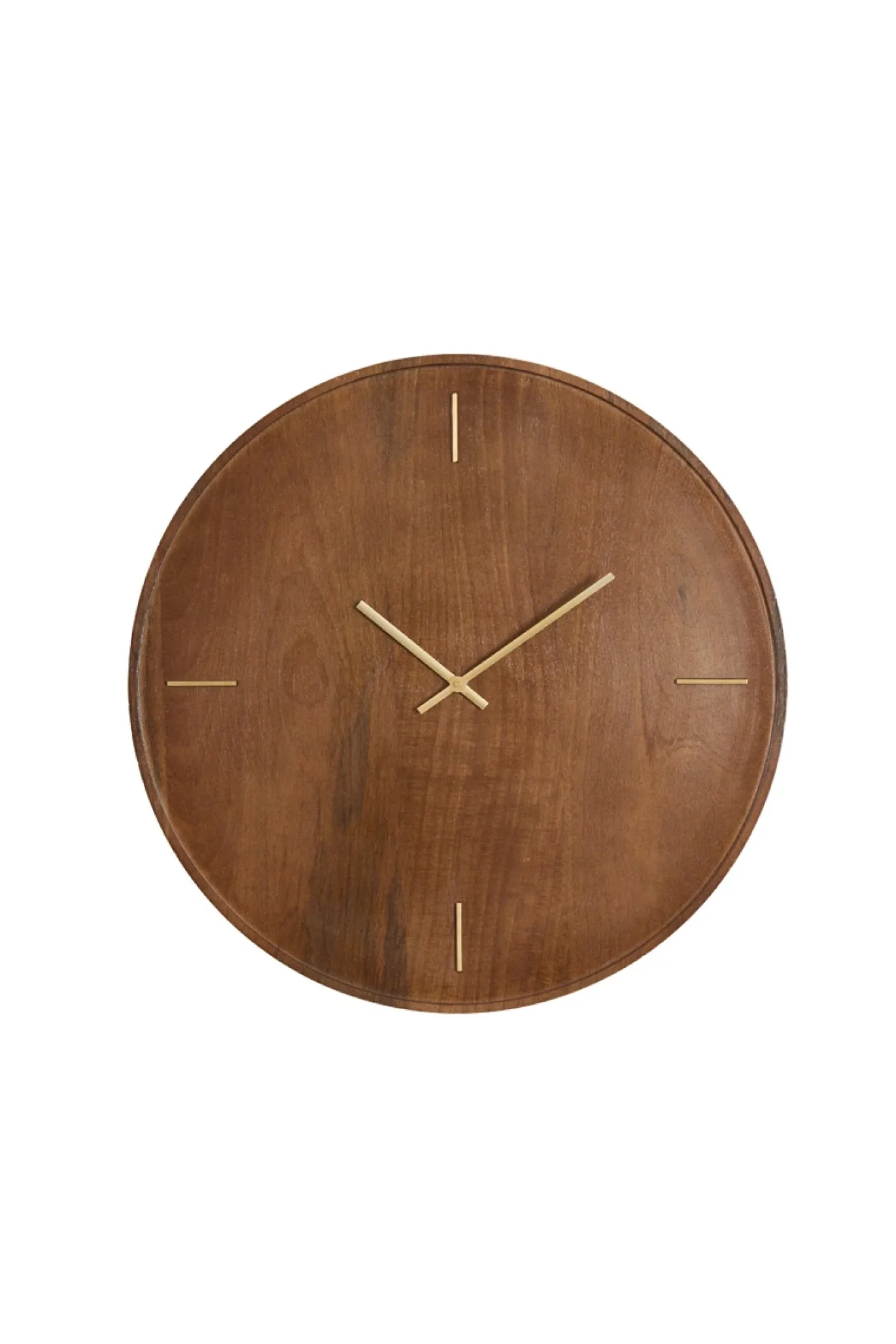 Light & Living Wandklok Veti Bruin Ø56cm