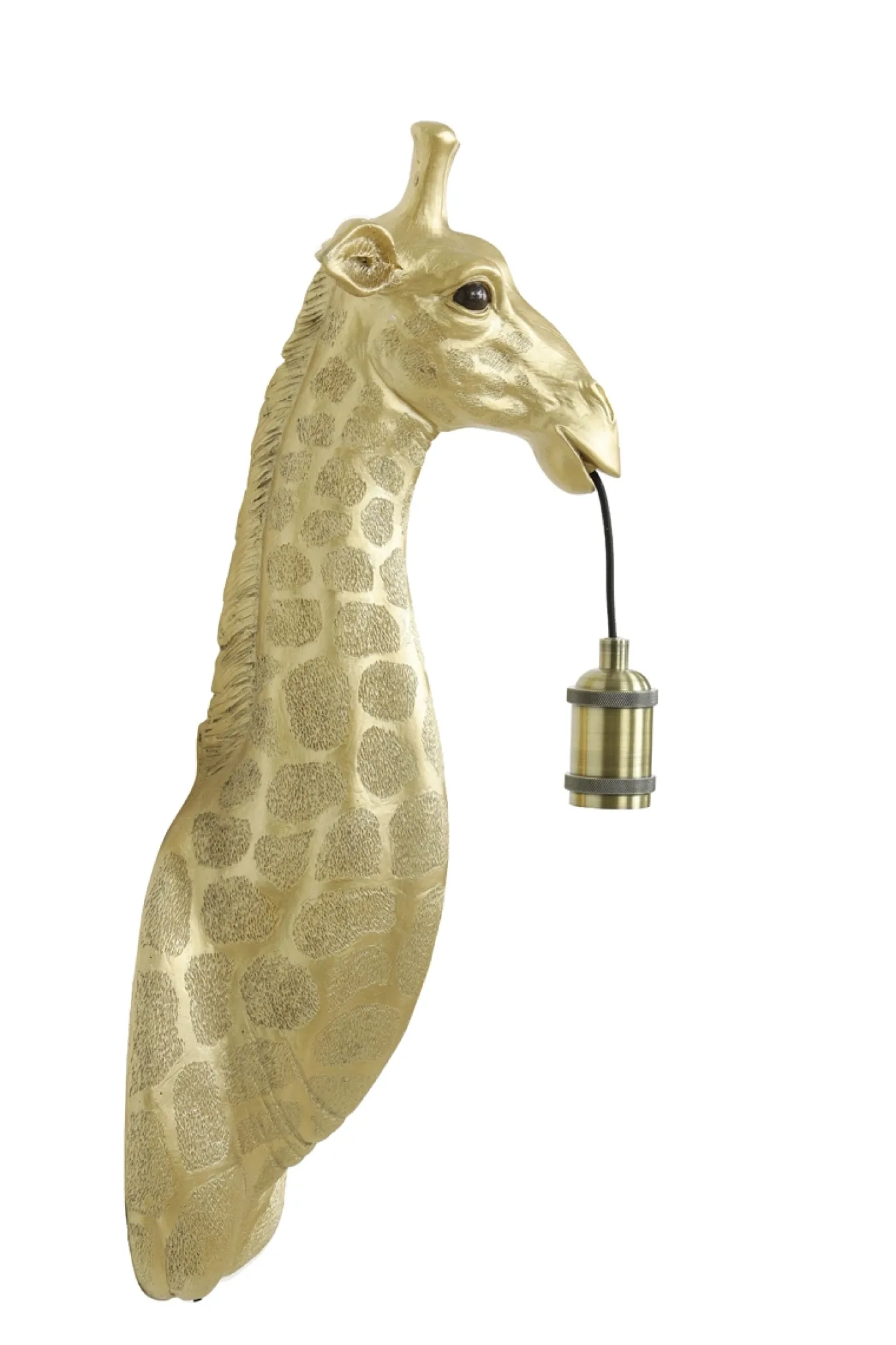 Light & Living Wandlamp Giraffe Goud 61cm