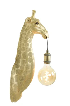 Light & Living Wandlamp Giraffe Goud 61cm