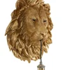 Light & Living Wandlamp Lion Antiek Brons 33x40cm