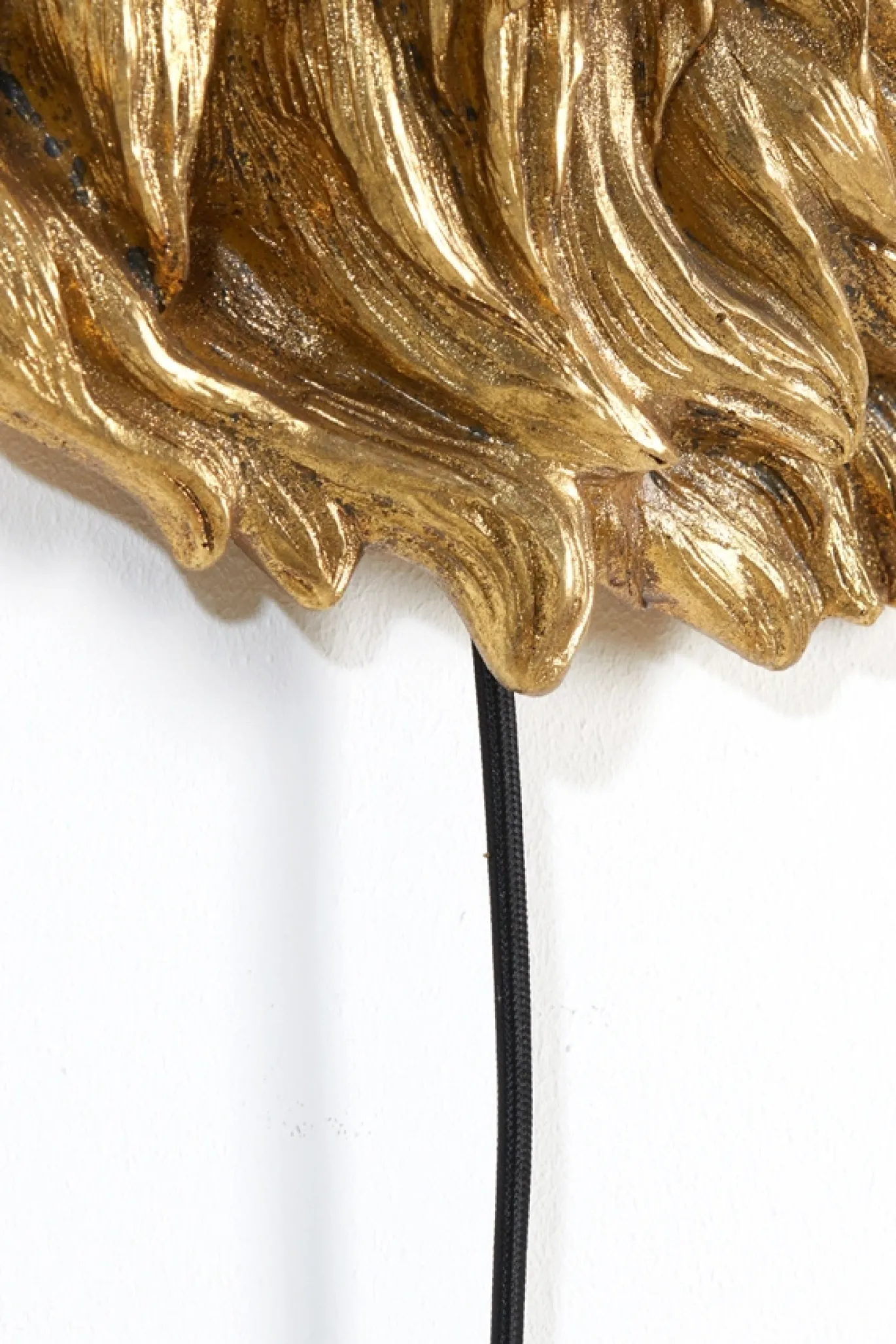 Light & Living Wandlamp Lion Antiek Brons 33x40cm