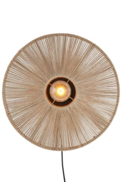 Light & Living Wandlamp Lyra Naturel Ø43x43cm