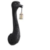 Light & Living Wandlamp Ostrich Mat Zwart M