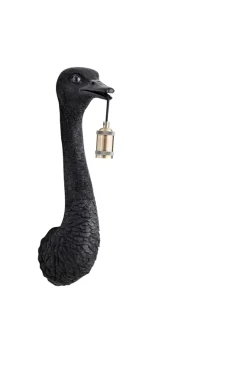 Light & Living Wandlamp Ostrich Mat Zwart M