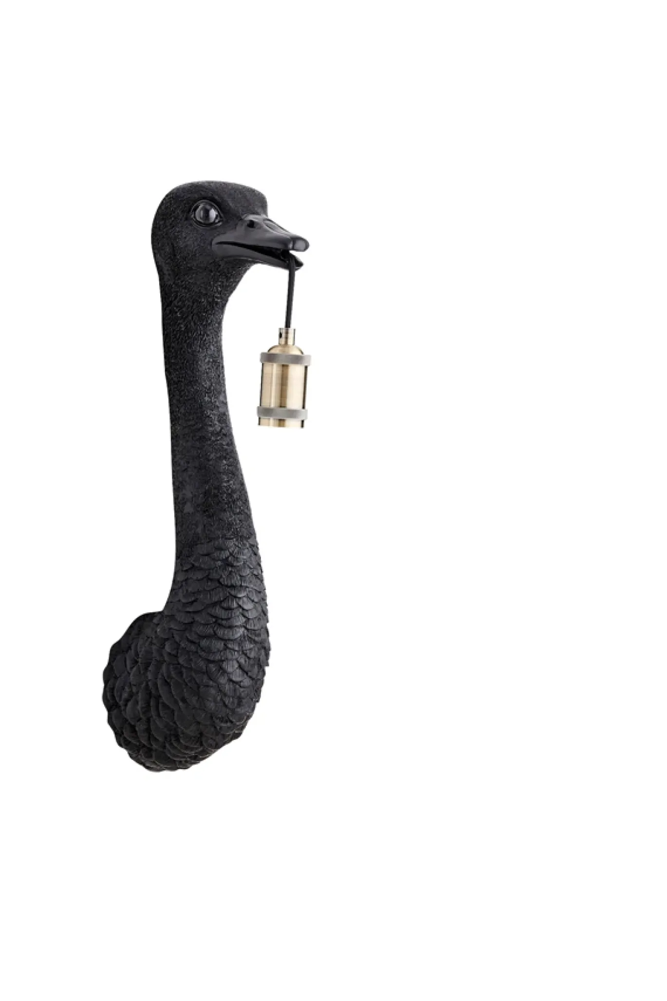 Light & Living Wandlamp Ostrich Mat Zwart M