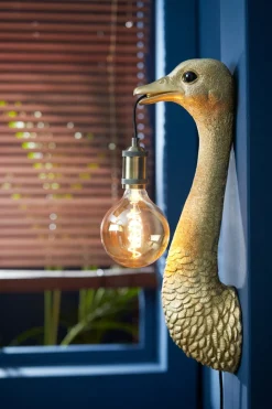Light & Living Wandlamp Ostrich Goud M