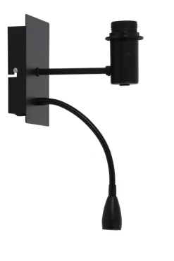 Light & Living Wandlamp Regina met Ledflex Mat Zwart