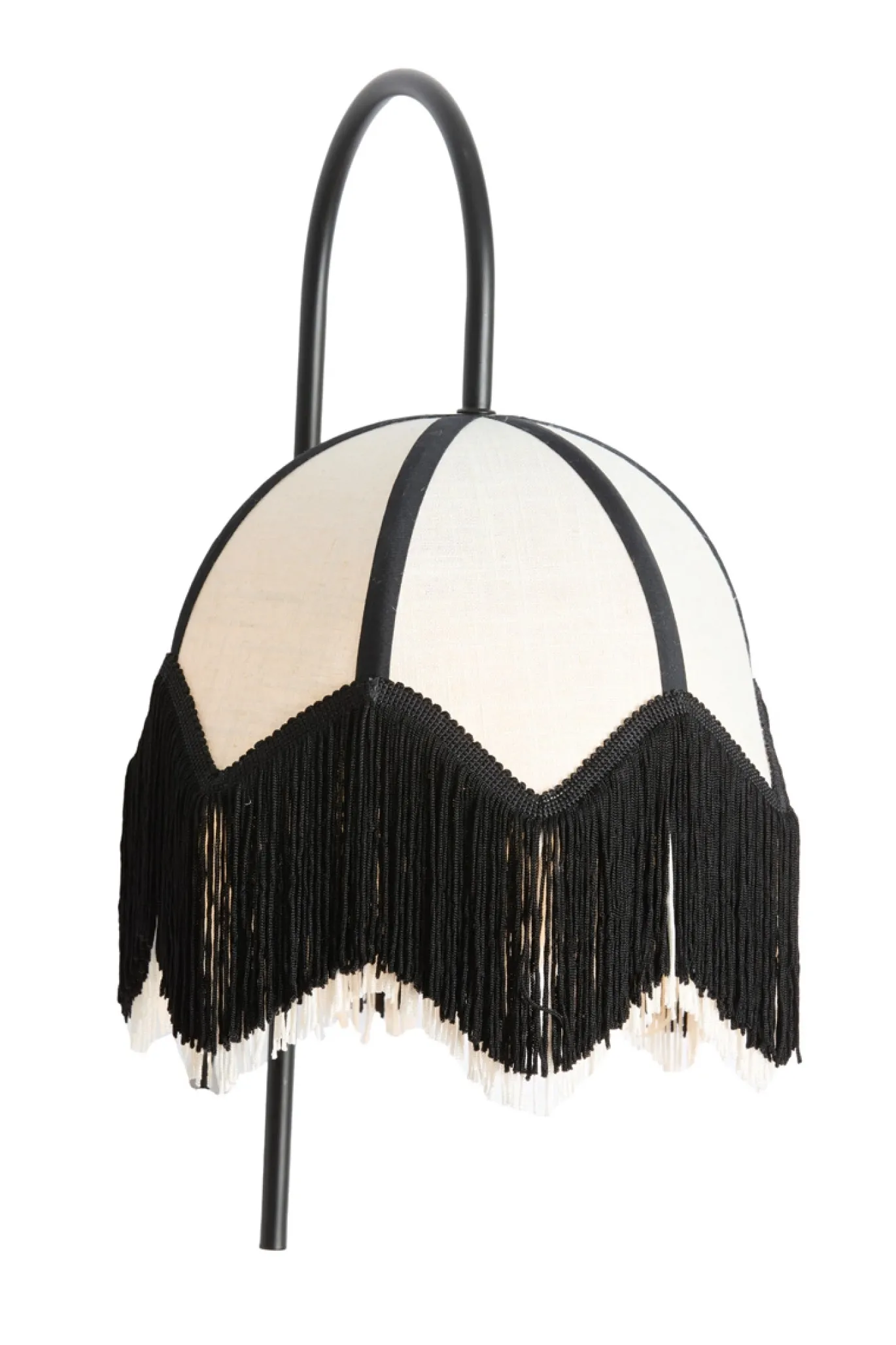 Light & Living Wandlamp Sulina Linnen Wit/Zwart