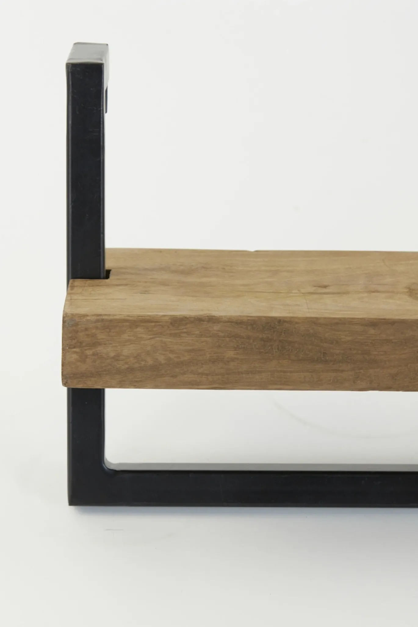 Light & Living Wandplank Maddison Mangohout Donkerbruin 120cm