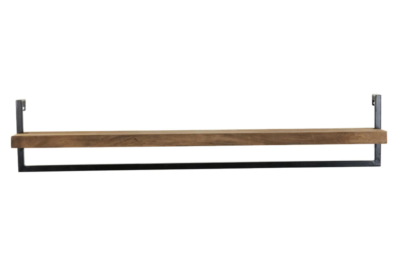 Light & Living Wandplank Maddison Mangohout Donkerbruin 120cm