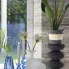 Light & Living Zuil Kobodo Mat Zwart Ø35x80cm