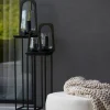 Light & Living Zuil Quenza Zwart Set van 2