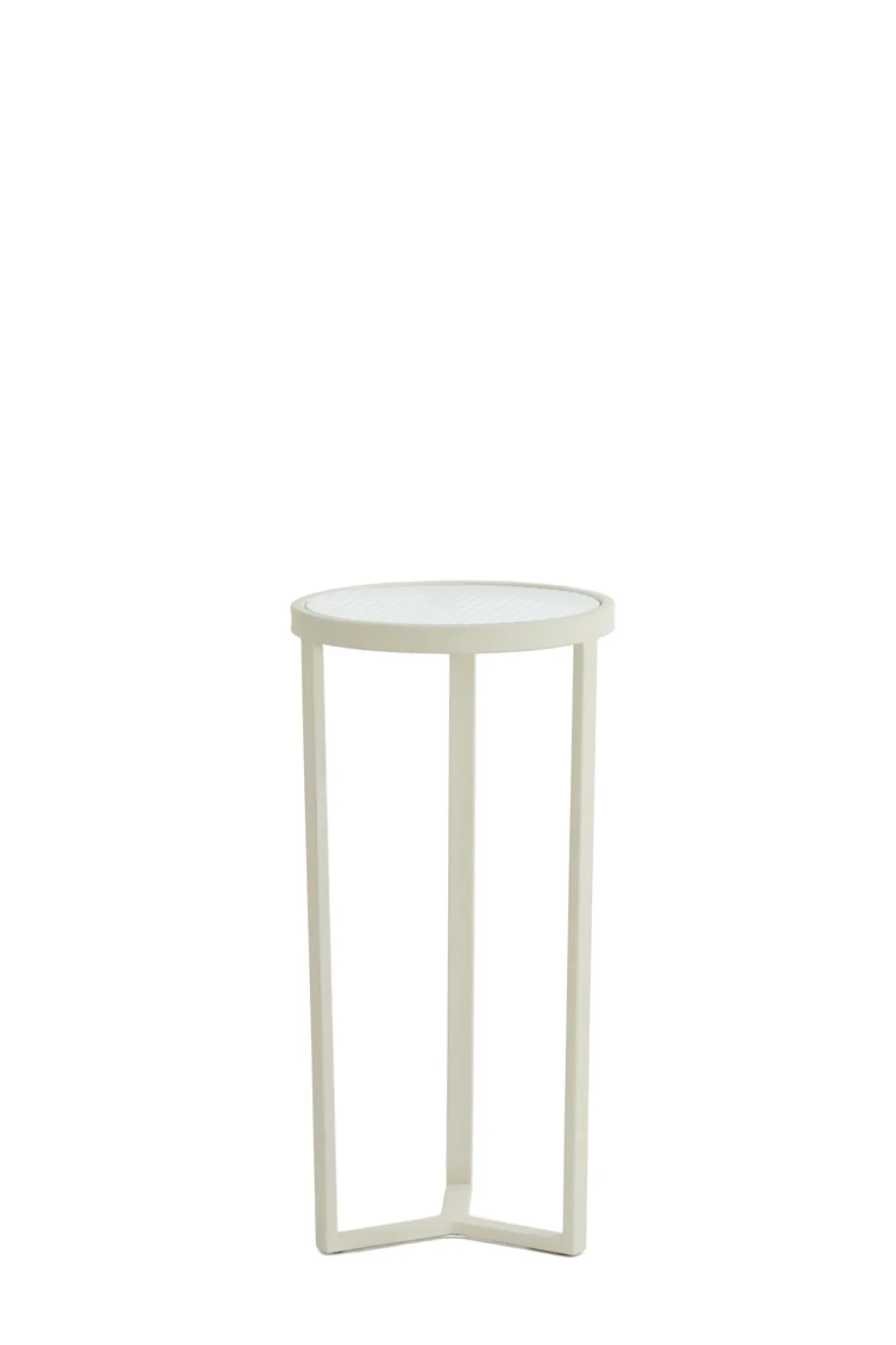 Light & Living Zuil Retiro Rib Glas/Crème 60cm