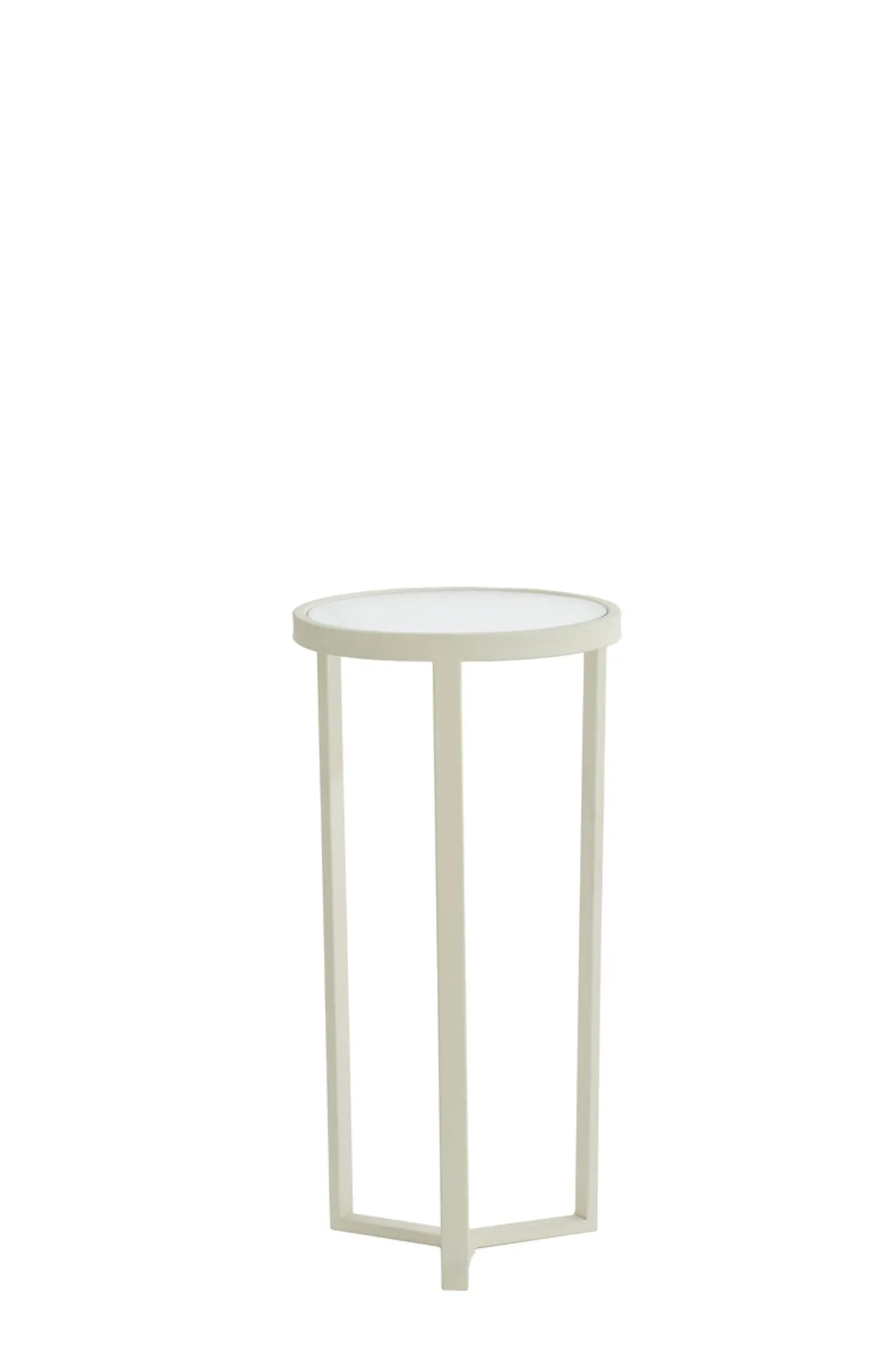 Light & Living Zuil Retiro Rib Glas/Crème 60cm