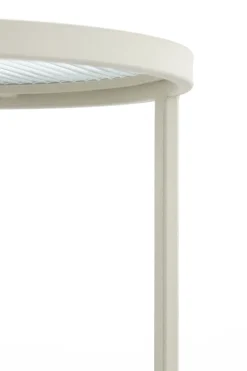Light & Living Zuil Retiro Rib Glas/Crème 60cm