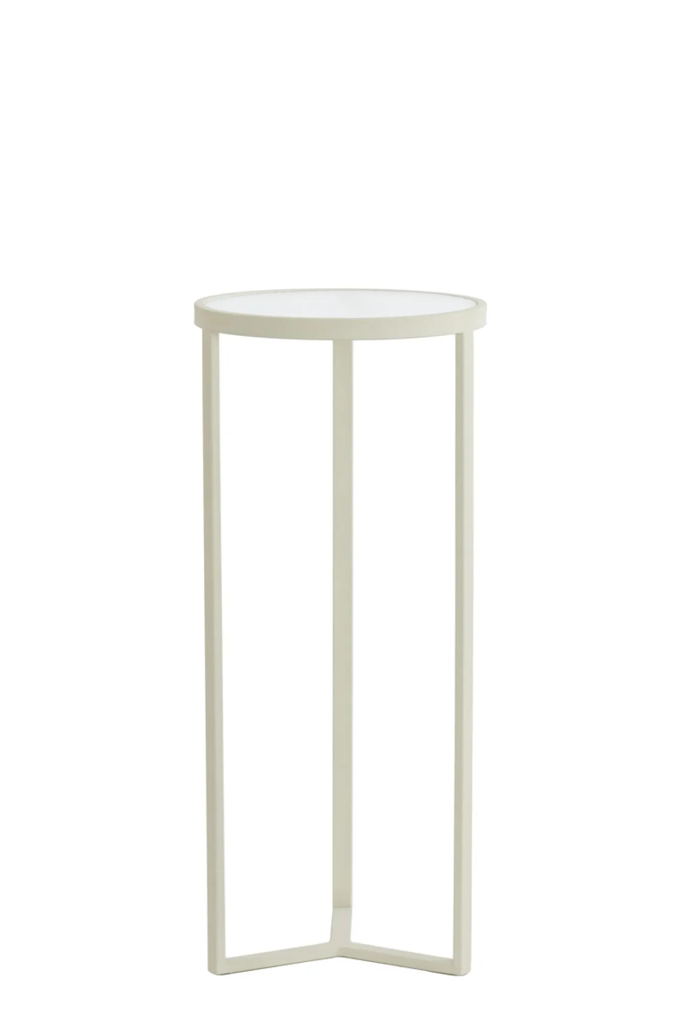 Light & Living Zuil Retiro Rib Glas/Crème 81cm