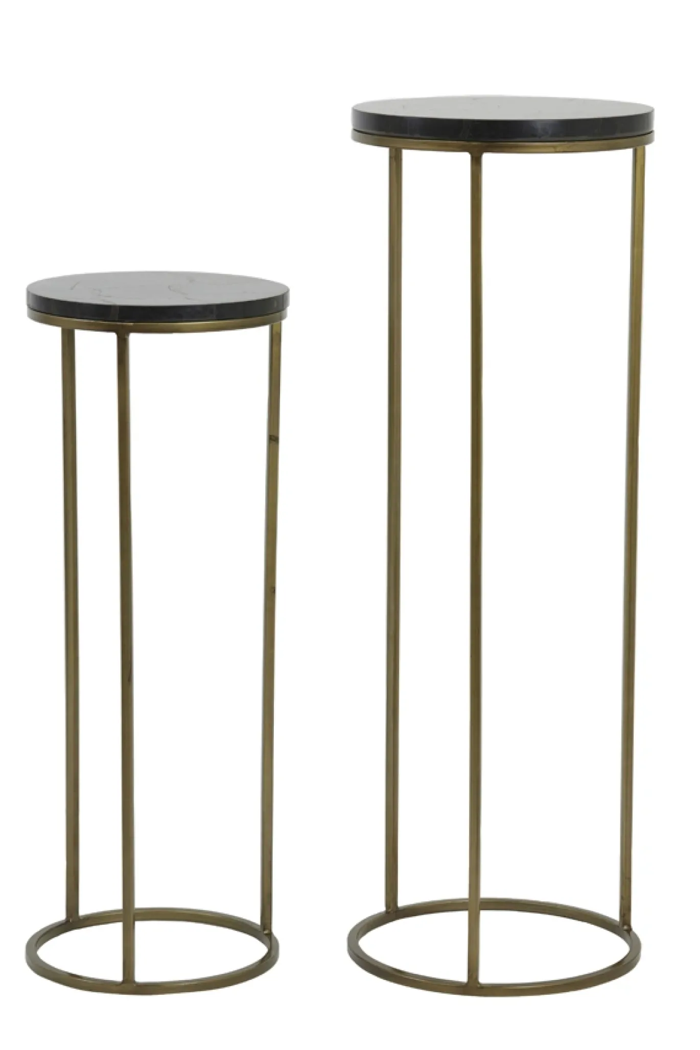 Light & Living Zuil Sobrina Set van 2 Zwart Agaat 80+100cm