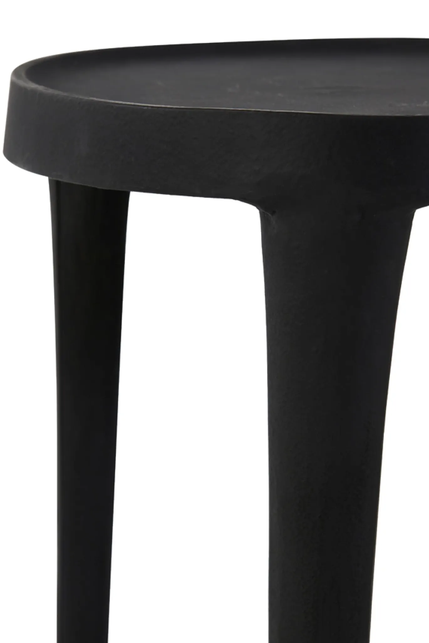 Light & Living Zuil Tobias Set van 2 Rond Zwart 80+100cm