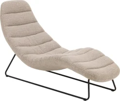 Ligstoel Charlie Beige - Giga Living