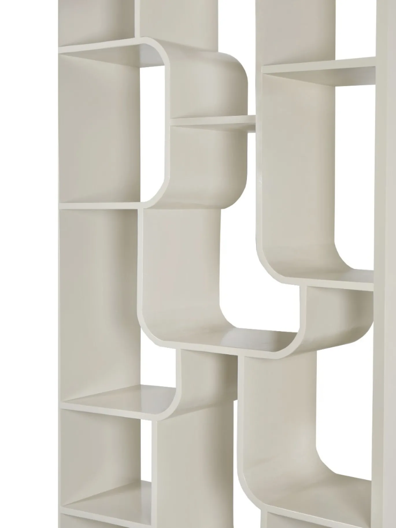 Livingfurn Boekenkast Brix Logan Organisch Off White