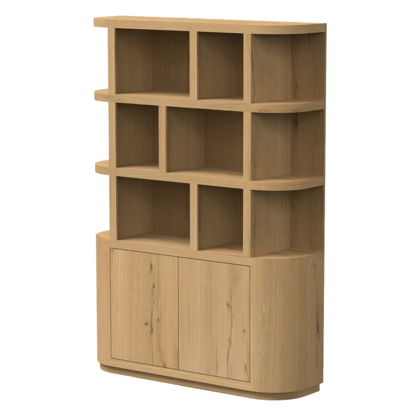Livingfurn Boekenkast Novero 145cm Naturel