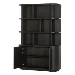 Livingfurn Boekenkast Novero Espresso Eikenfineer 145cm