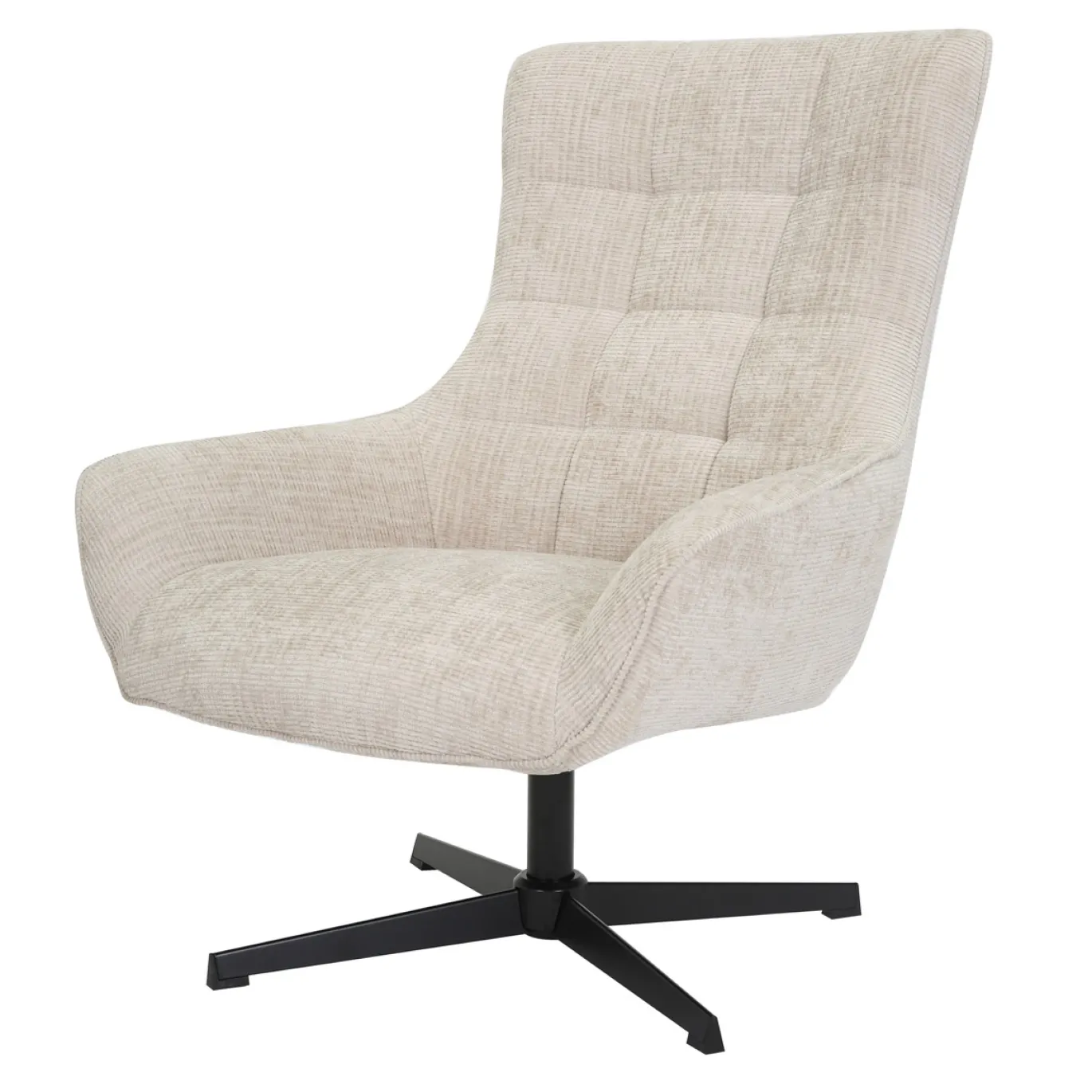 Livingfurn Draaifauteuil Naomi Toffee