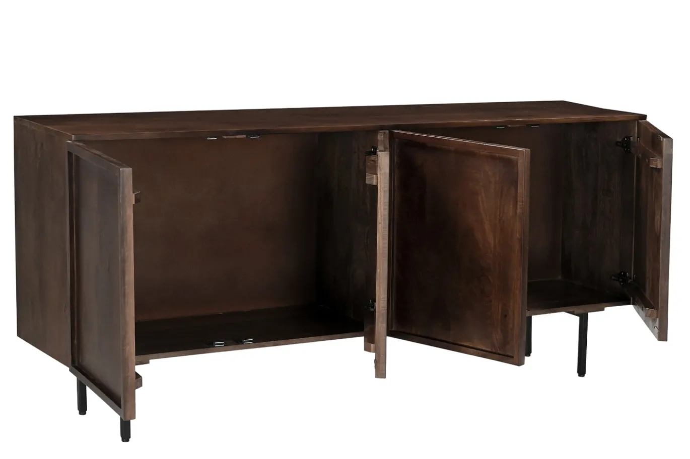 Livingfurn Dressoir Elan Mangohout Bruin 180cm