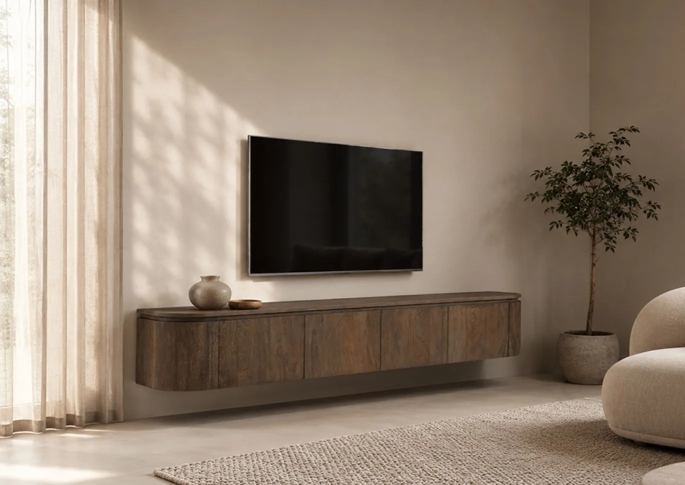 Livingfurn Dressoir Elvano Malta Zwevend 180cm