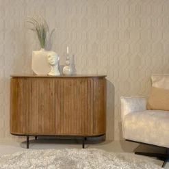 Livingfurn Dressoir Noor Naturel 115cm Mangohout